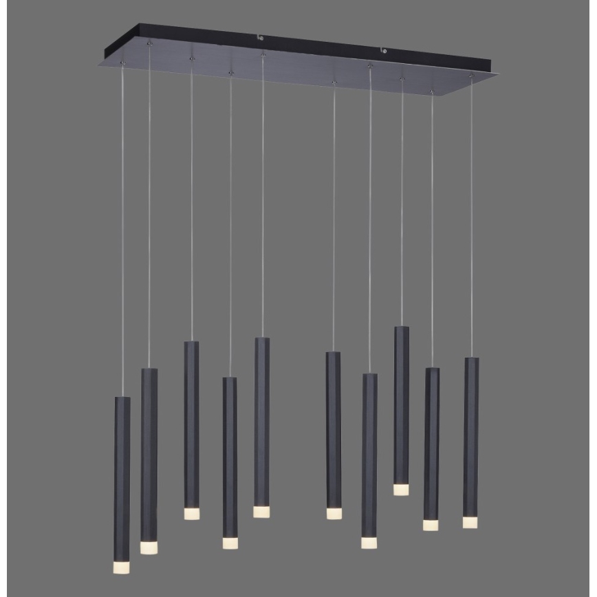 Leuchten Direkt 15206-18 - LED Chandelier on a string 10xLED/4,8W/230V black