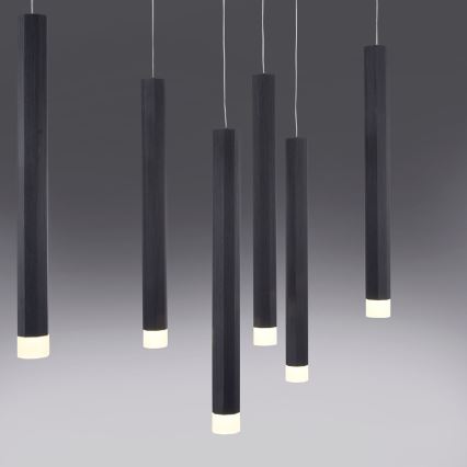 Leuchten Direkt 15206-18 - LED Chandelier on a string 10xLED/4,8W/230V black