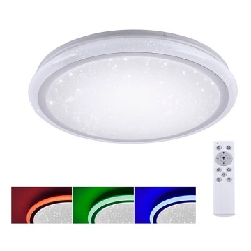 Leuchten Direkt 15220-16 - LED RGB Dimmable ceiling light LUISA LED/28W/230V + remote control