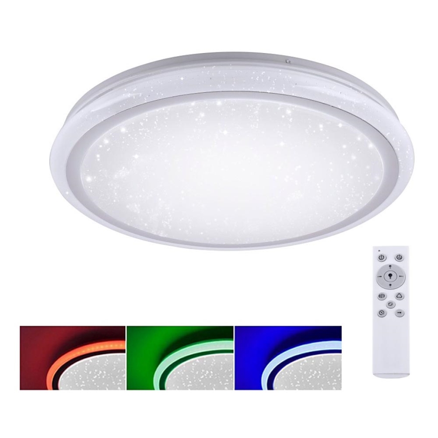 Leuchten Direkt 15220-16 - LED RGB Dimmable ceiling light LUISA LED/28W/230V + remote control