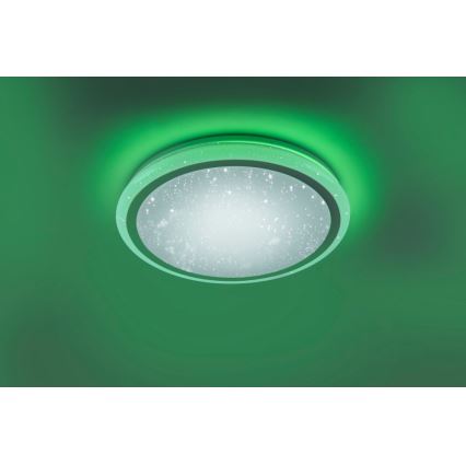Leuchten Direkt 15220-16 - LED RGB Dimmable ceiling light LUISA LED/28W/230V + remote control