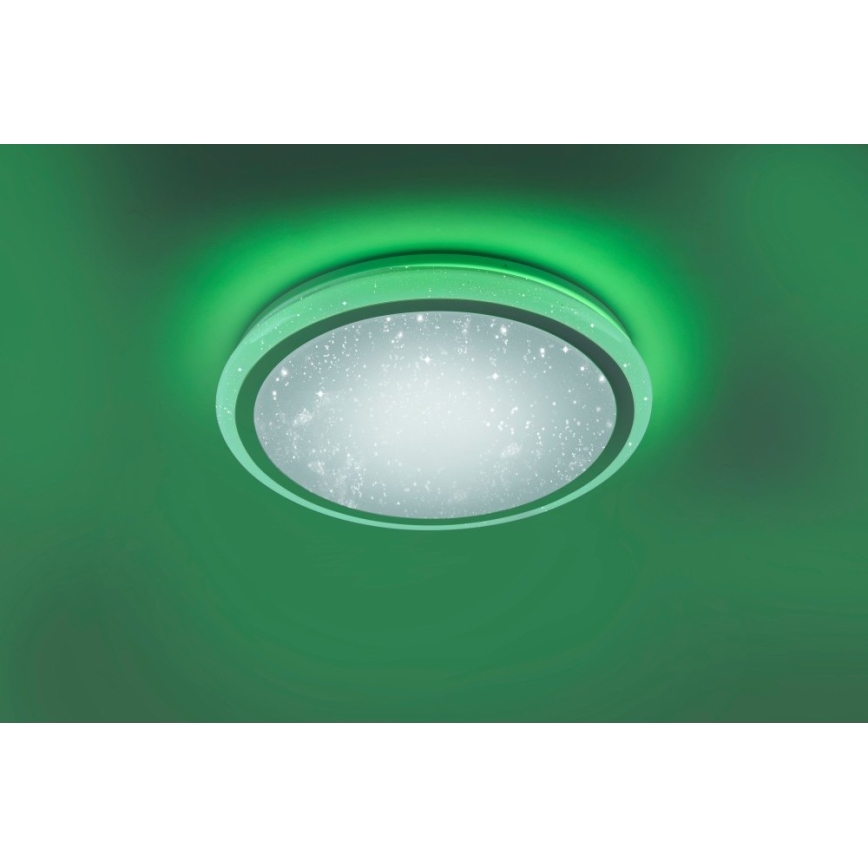 Leuchten Direkt 15220-16 - LED RGB Dimmable ceiling light LUISA LED/28W/230V + remote control