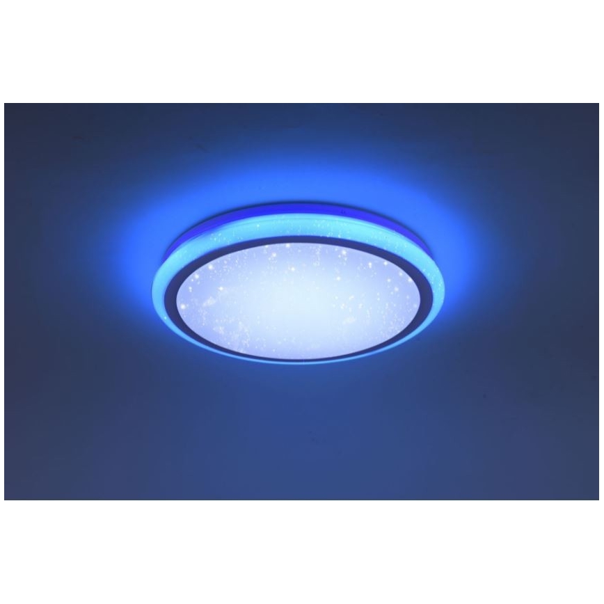 Leuchten Direkt 15220-16 - LED RGB Dimmable ceiling light LUISA LED/28W/230V + remote control