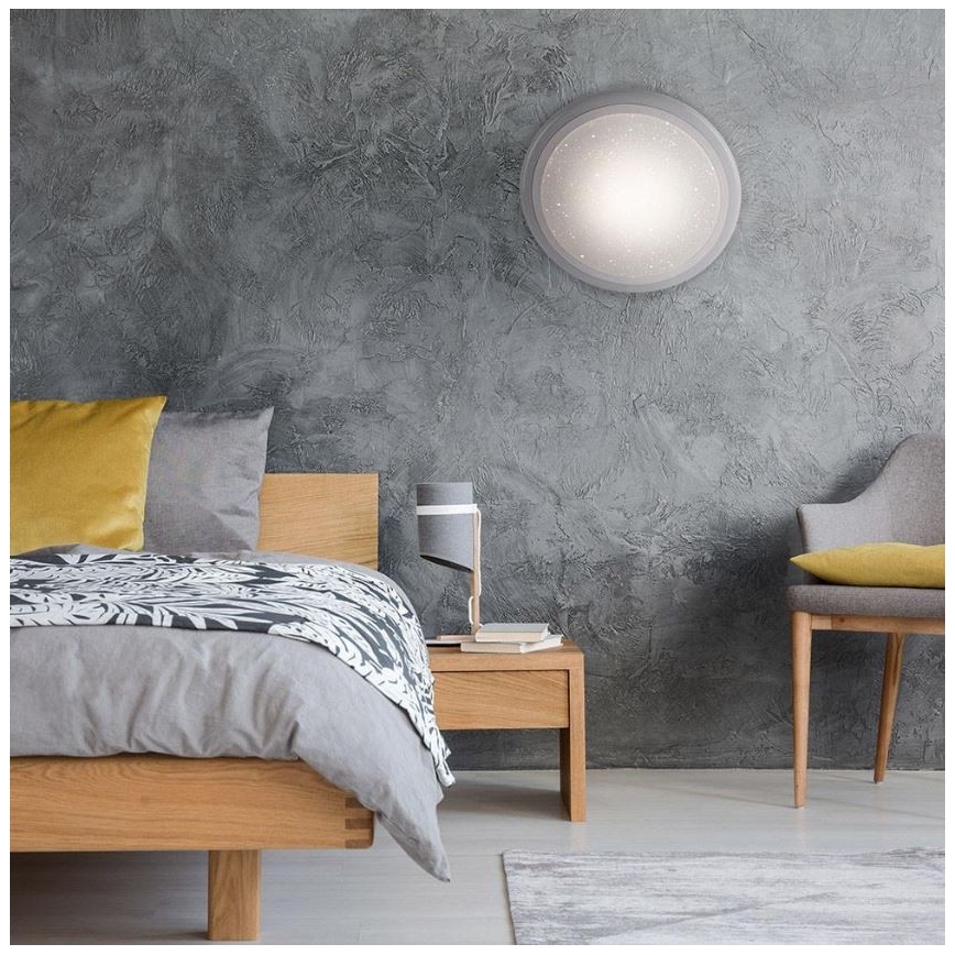 Leuchten Direkt 15220-16 - LED RGB Dimmable ceiling light LUISA LED/28W/230V + remote control