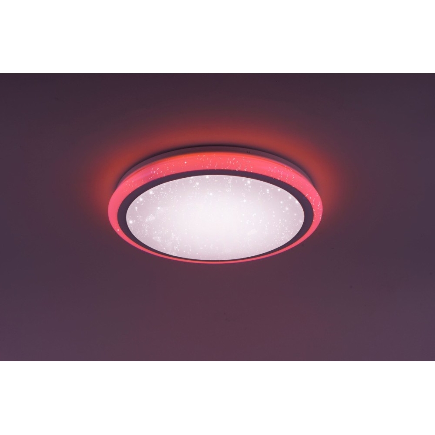 Leuchten Direkt 15220-16 - LED RGB Dimmable ceiling light LUISA LED/28W/230V + remote control