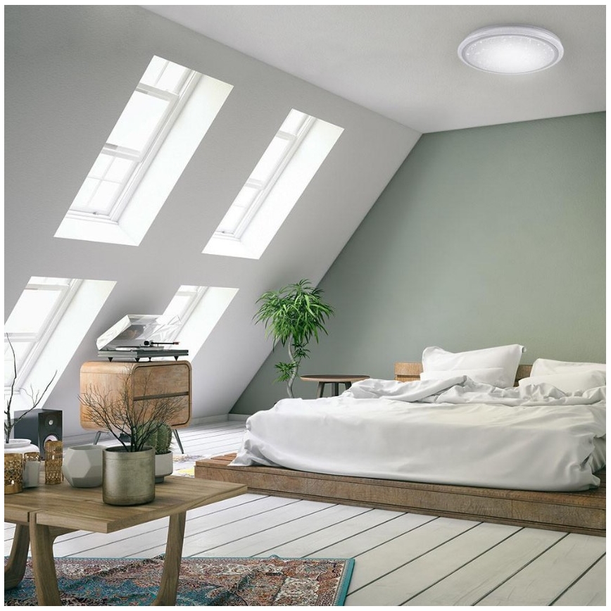 Leuchten Direkt 15230-16 - LED RGB Dimmable ceiling light LUISA LED/42W/230V 3000-6400K + remote control