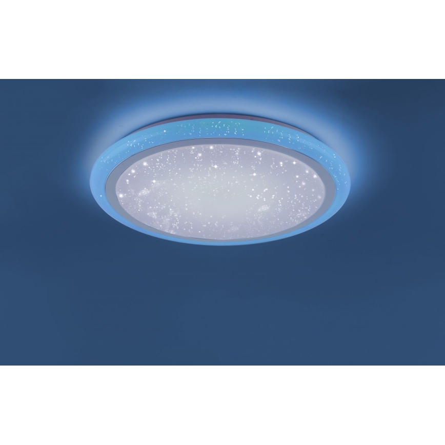 Leuchten Direkt 15230-16 - LED RGB Dimmable ceiling light LUISA LED/42W/230V 3000-6400K + remote control