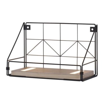 Leuchten Direkt 15276-18 - Shelf with LED lighting BOARD 2xLED/1,75W/230V 30 cm eucalyptus