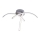 Leuchten Direkt 15341-55 - LED Surface-mounted chandelier VALERIE 3xLED/3,7W/230V