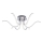 Leuchten Direkt 15342-17 - LED Surface-mounted chandelier VALERIE 6xLED/4,5W/230V