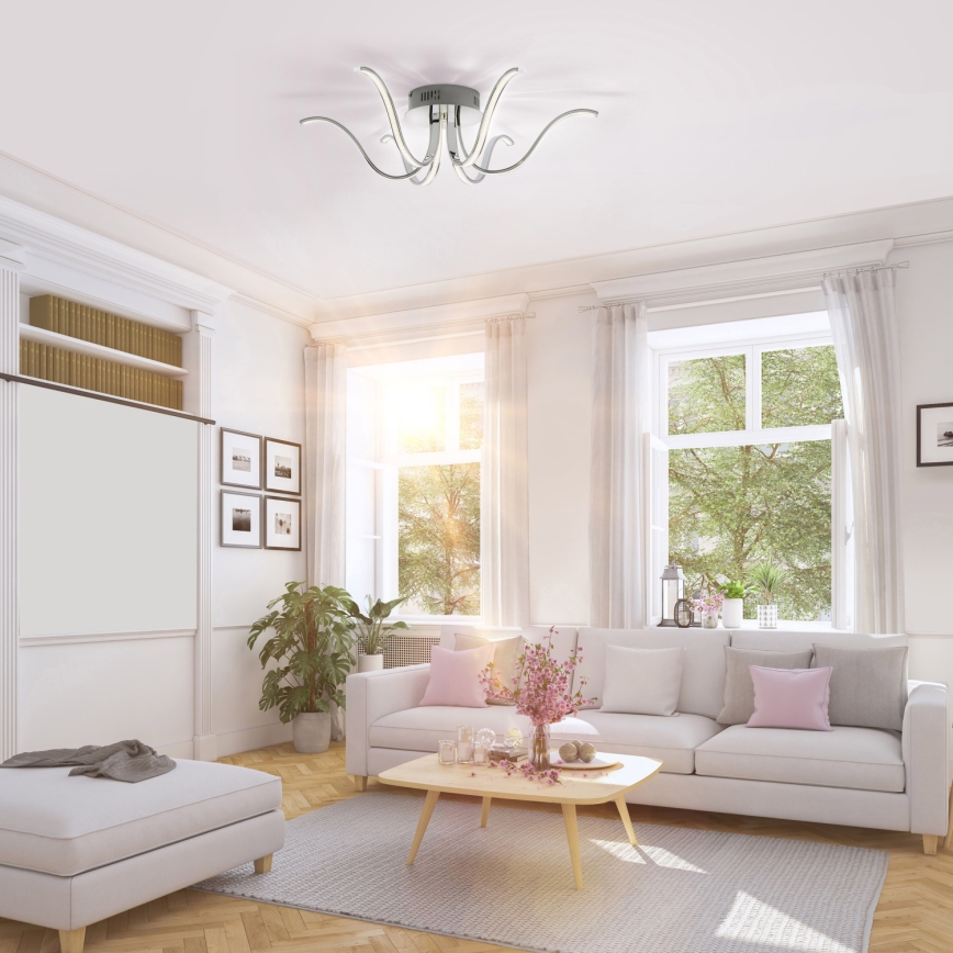 Leuchten Direkt 15342-17 - LED Surface-mounted chandelier VALERIE 6xLED/4,5W/230V