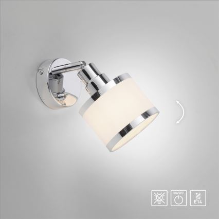 Leuchten Direkt 15371-17 - Wall spotlight ACCOR 1xE14/25W/230V