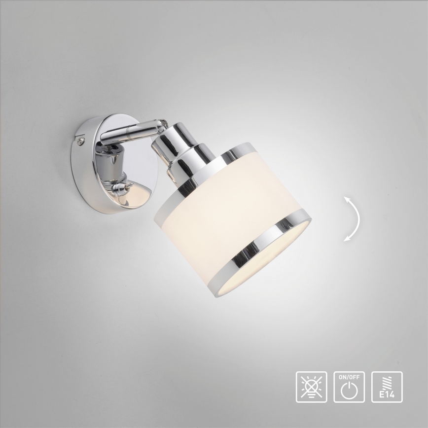 Leuchten Direkt 15371-17 - Wall spotlight ACCOR 1xE14/25W/230V