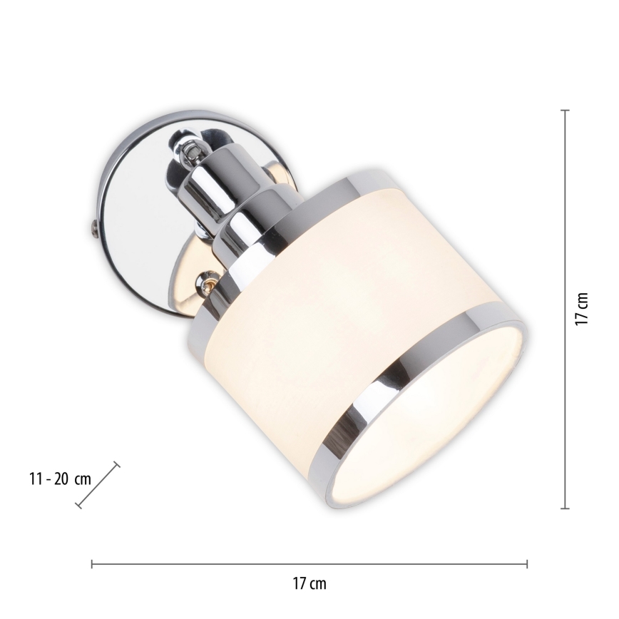 Leuchten Direkt 15371-17 - Wall spotlight ACCOR 1xE14/25W/230V