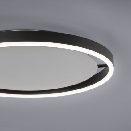 Leuchten Direkt 15391-13 - LED Dimmable ceiling light RITUS LED/20W/230V black