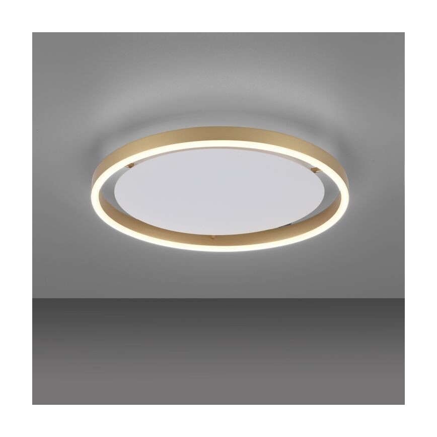 Leuchten Direkt 15391-60 - LED Dimmable ceiling light RITUS LED/20W/230V brass