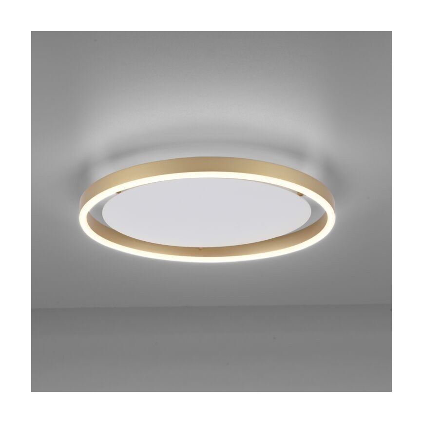 Leuchten Direkt 15392-60 - LED Dimmable ceiling light RITUS LED/30W/230V brass