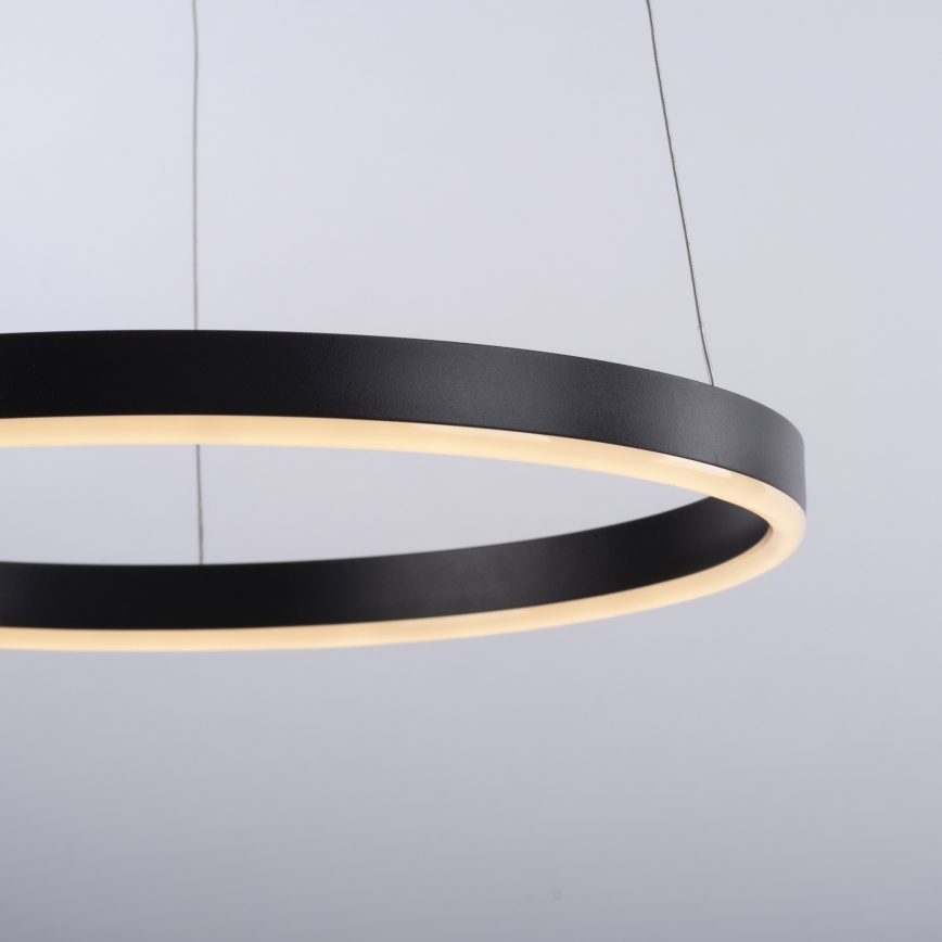 Leuchten Direkt 15393-13 - LED Dimmable chandelier on a string RITUS LED/20W/230V black