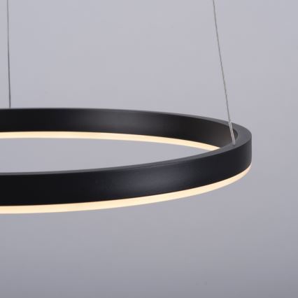 Leuchten Direkt 15393-13 - LED Dimmable chandelier on a string RITUS LED/20W/230V black
