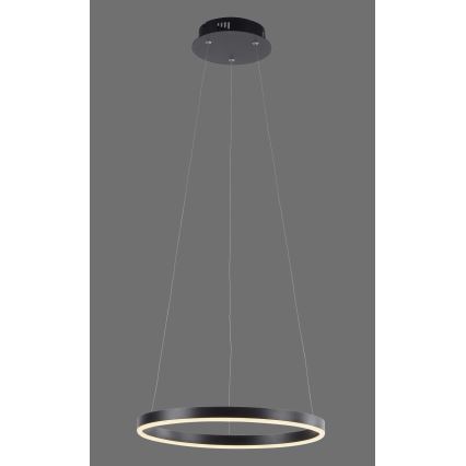 Leuchten Direkt 15393-13 - LED Dimmable pendant light on cable RITUS LED/23,5W/230V black