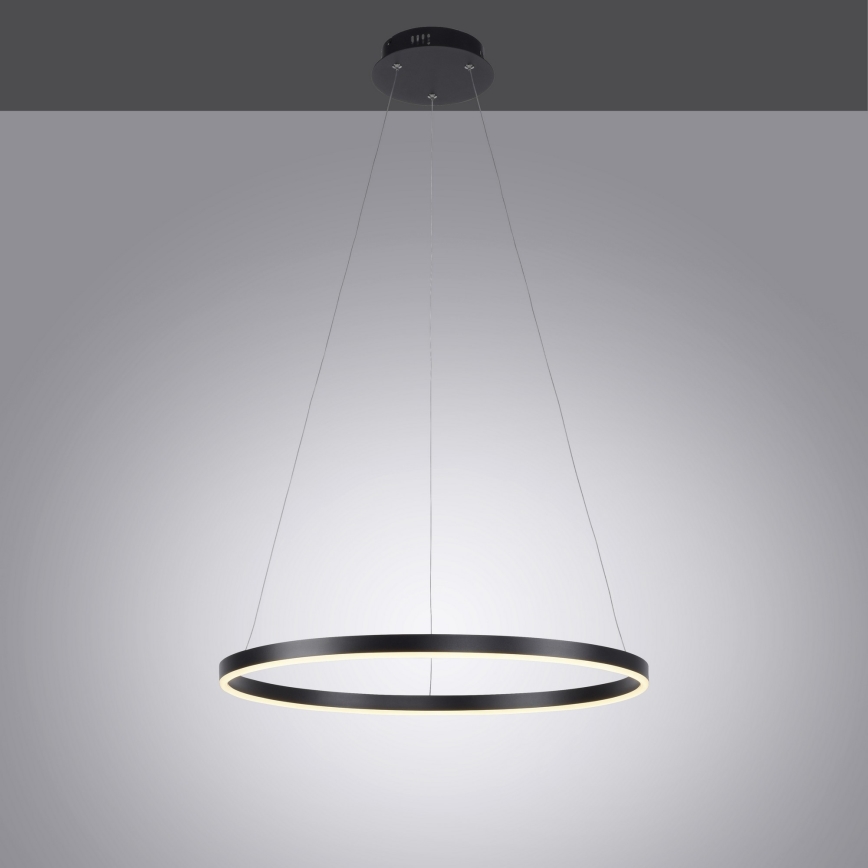Leuchten Direkt 15394-13 - LED Dimmable chandelier on a string RITUS LED/30W/230V black