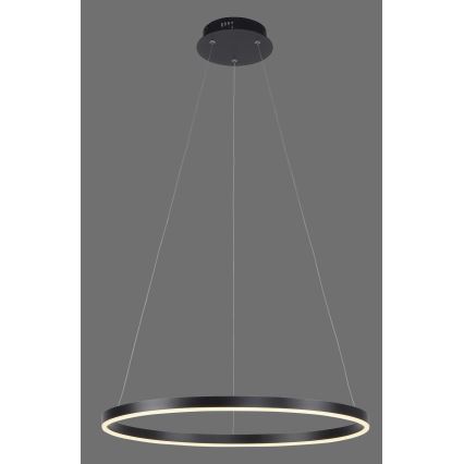 Leuchten Direkt 15394-13 - LED Dimmable chandelier on a string RITUS LED/30W/230V black
