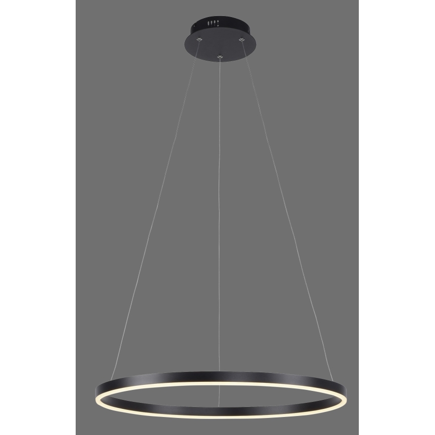 Leuchten Direkt 15394-13 - LED Dimmable chandelier on a string RITUS LED/30W/230V black