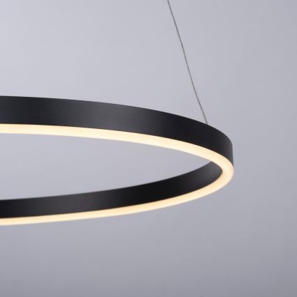 Leuchten Direkt 15394-13 - LED Dimmable chandelier on a string RITUS LED/30W/230V black