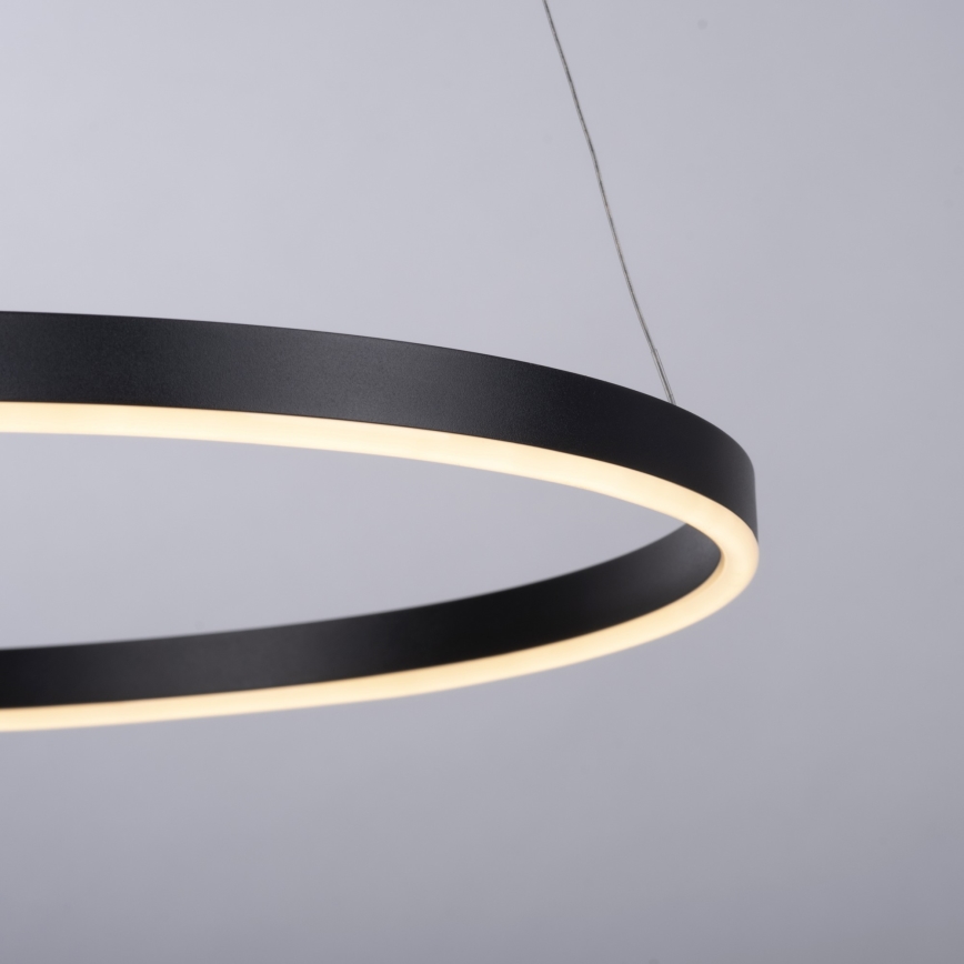 Leuchten Direkt 15394-13 - LED Dimmable chandelier on a string RITUS LED/30W/230V black
