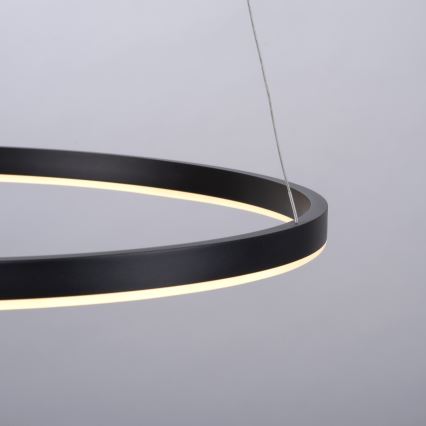 Leuchten Direkt 15394-13 - LED Dimmable chandelier on a string RITUS LED/30W/230V black
