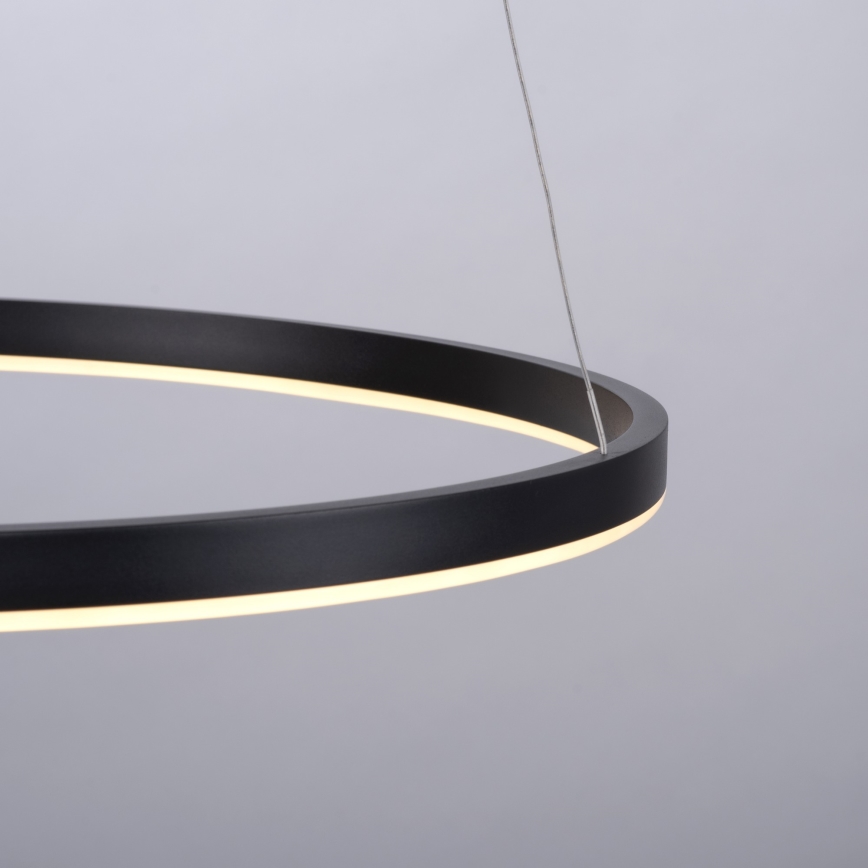 Leuchten Direkt 15394-13 - LED Dimmable chandelier on a string RITUS LED/30W/230V black
