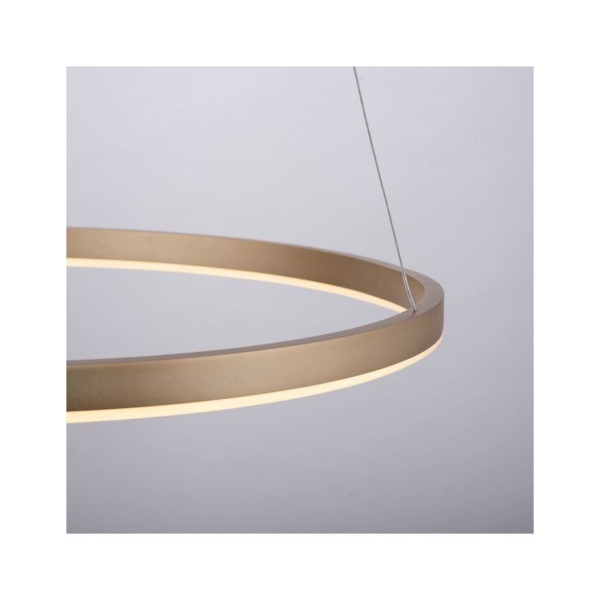 Leuchten Direkt 15394-60 - LED Dimmable chandelier on a string RITUS LED/30W/230V brass