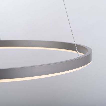 Leuchten Direkt 15394-95 - LED Dimmable chandelier on a string RITUS LED/30W/230V matte chrome