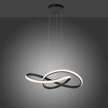 Leuchten Direkt 15402-18-LED Dimmable chandelier on a string MARIA LED/25W/230V black