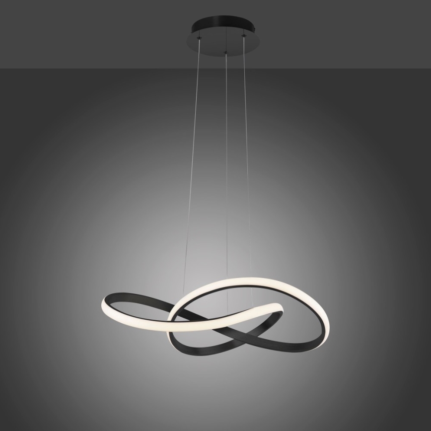 Leuchten Direkt 15402-18-LED Dimmable chandelier on a string MARIA LED/25W/230V black