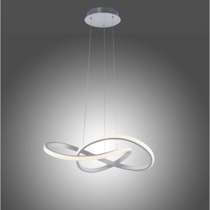 Leuchten Direkt 15402-95 - LED Dimmable chandelier on a string MARIA LED/25W/230V matte chrome