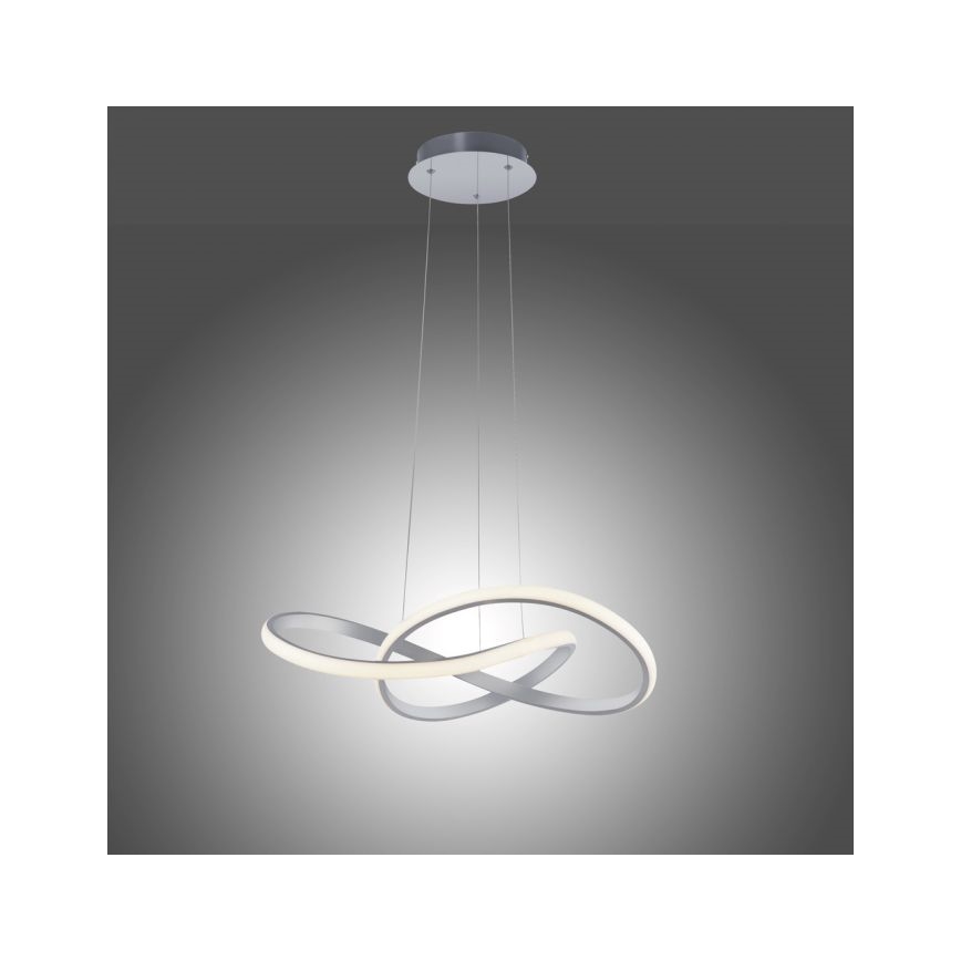 Leuchten Direkt 15402-95 - LED Dimmable chandelier on a string MARIA LED/25W/230V matte chrome