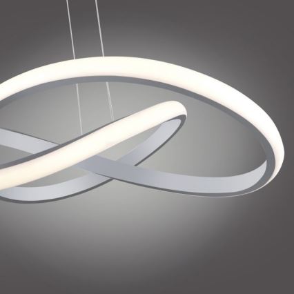 Leuchten Direkt 15402-95 - LED Dimmable chandelier on a string MARIA LED/25W/230V matte chrome