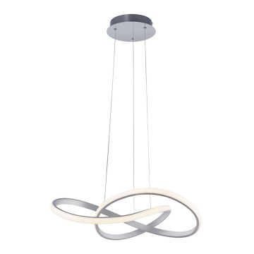Leuchten Direkt 15402-95 - LED Dimmable chandelier on a string MARIA LED/25W/230V matte chrome