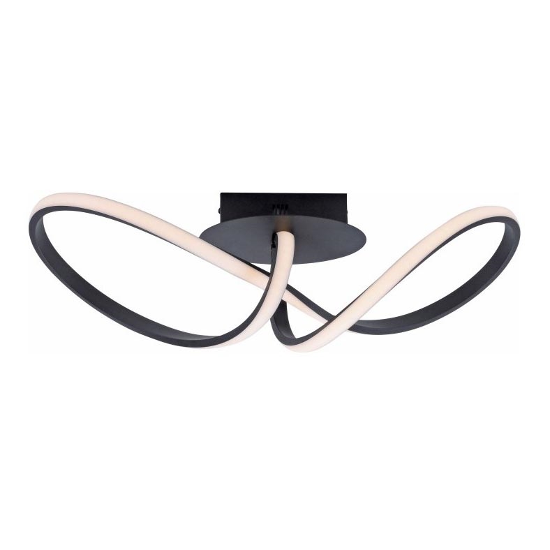 Leuchten Direkt 15403-18 - LED Dimmable surface-mounted chandelier MARIA LED/16W/230V black