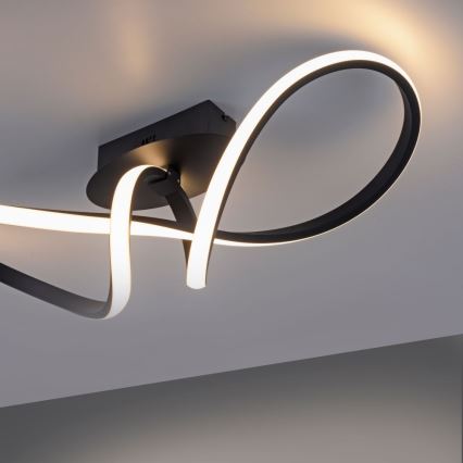 Leuchten Direkt 15403-18 - LED Dimmable surface-mounted chandelier MARIA LED/16W/230V black