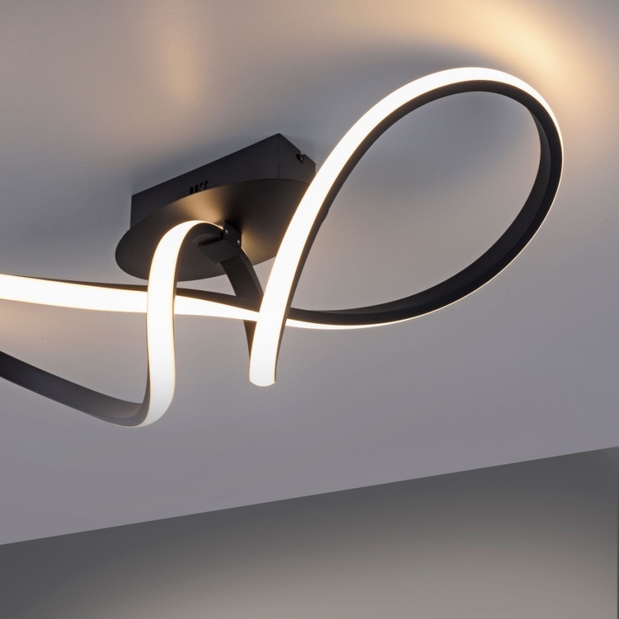 Leuchten Direkt 15403-18 - LED Dimmable surface-mounted chandelier MARIA LED/16W/230V black
