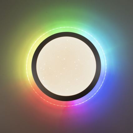 Leuchten Direkt 15411-21- LED RGB Dimmable ceiling light CYBA LED/26W/230V + remote control