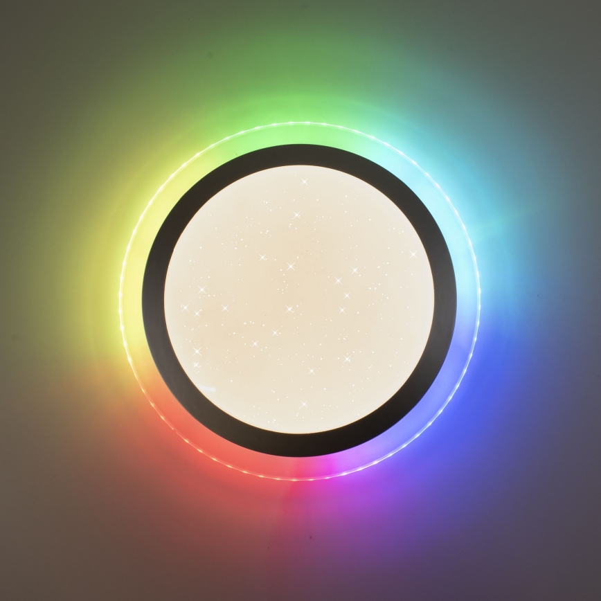 Leuchten Direkt 15411-21- LED RGB Dimmable ceiling light CYBA LED/26W/230V + remote control