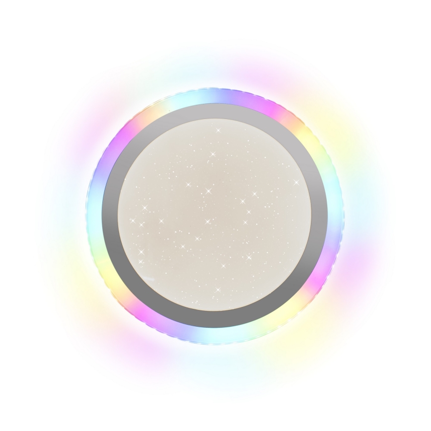 Leuchten Direkt 15411-21- LED RGB Dimmable ceiling light CYBA LED/26W/230V + remote control
