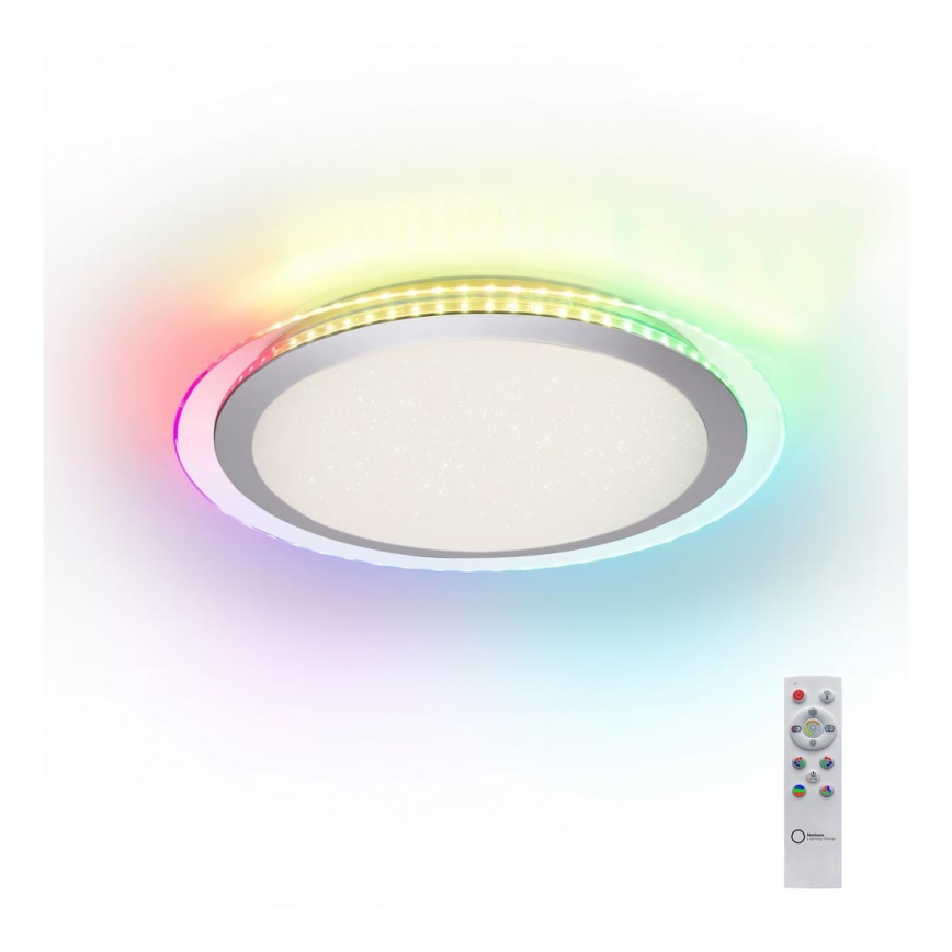 Leuchten Direkt 15411-21- LED RGB Dimmable ceiling light CYBA LED/26W/230V + remote control