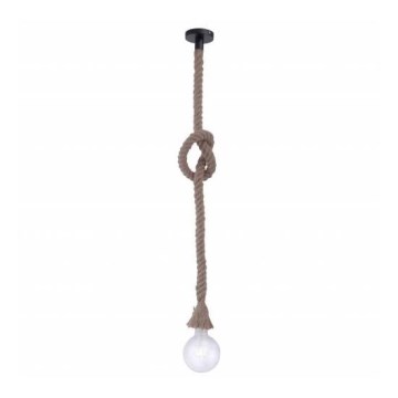 Leuchten Direkt 15481-18 - Chandelier on a string ROPE 1xE27/60W/230V