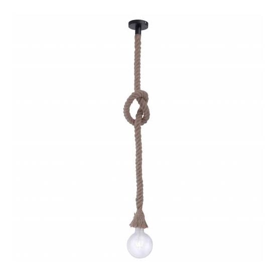 Leuchten Direkt 15481-18 - Chandelier on a string ROPE 1xE27/60W/230V