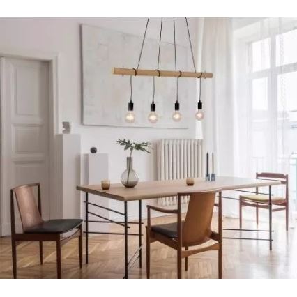 Leuchten Direkt 15505-18 - LED Chandelier on a string TERO 4xE27/60W/230V