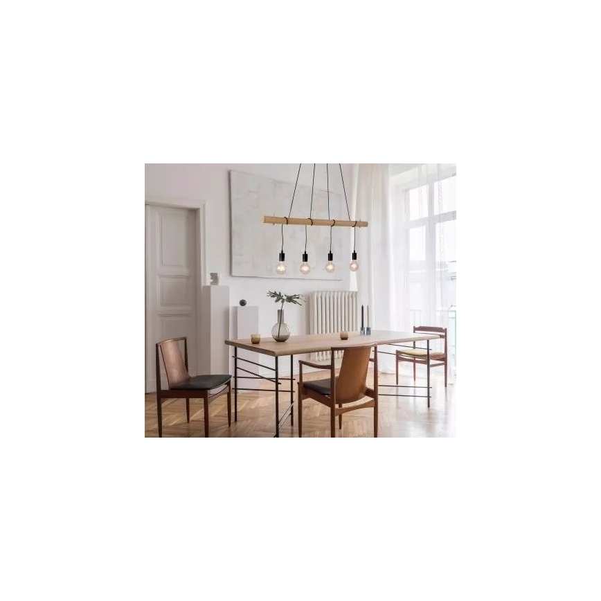 Leuchten Direkt 15505-18 - LED Chandelier on a string TERO 4xE27/60W/230V